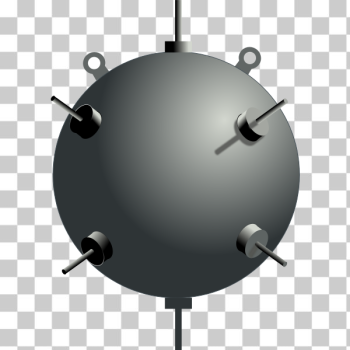 SVG Sea mine vector image