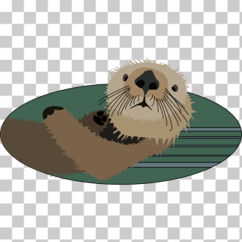 SVG Sea otter SVG Sea otter