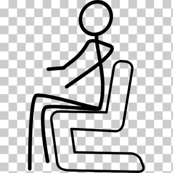 SVG Seated Stick Figure SVG Seated Stick Figure