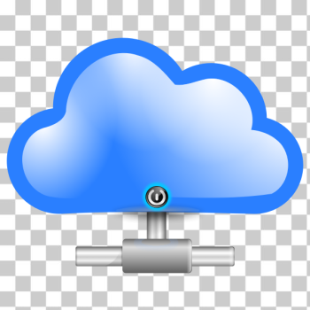 SVG Secure cloud computing icon vector image SVG Secure cloud computing icon vector image