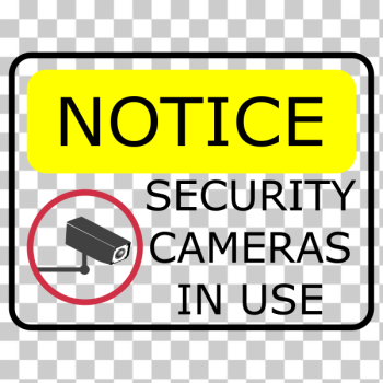 SVG Security camera sign SVG Security camera sign