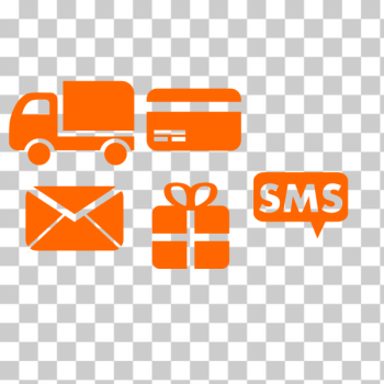 SVG Selection of delivery icons vector drawing SVG Selection of delivery icons vector drawing