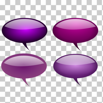 SVG Selection of purple callout bubbles vector clip art SVG Selection of purple callout bubbles vector clip art