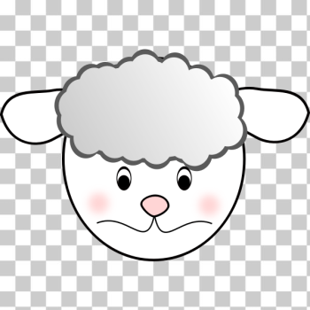 SVG Sheep sad SVG Sheep sad