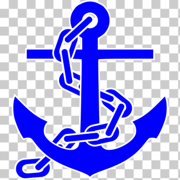 SVG Ship anchor vector image
