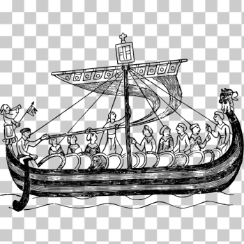 SVG Ship from the time of William the Conqueror SVG Ship from the time of William the Conqueror