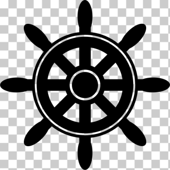 SVG Ship wheel vector image SVG Ship wheel vector image