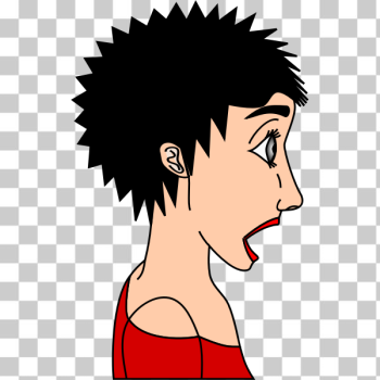 SVG Short-haired girl SVG Short-haired girl
