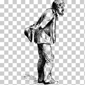 SVG Shuffling old man SVG Shuffling old man