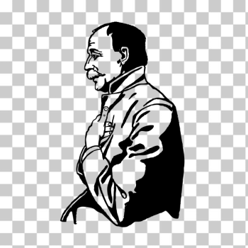 SVG Sick sad man