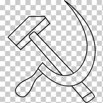 SVG Sickle amp hammer vector drawing SVG Sickle amp hammer vector drawing