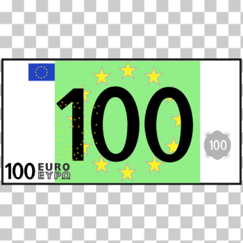 SVG simple 100 euro SVG simple 100 euro