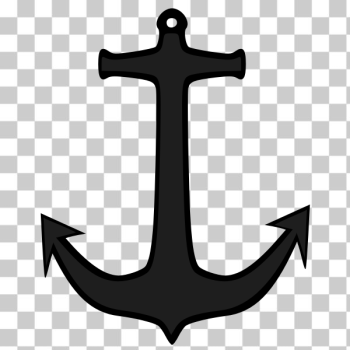 SVG Simple anchor silhouette vector image SVG Simple anchor silhouette vector image