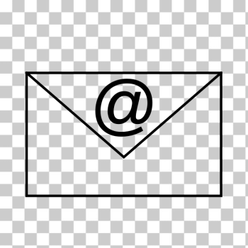 SVG Simple e-mail icon SVG Simple e-mail icon