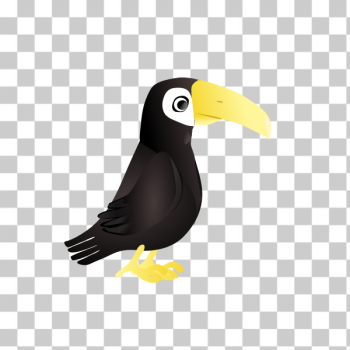 SVG Simple toucan vector illustration SVG Simple toucan vector illustration