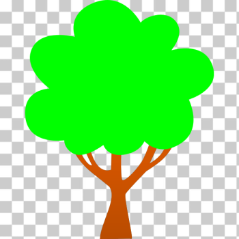 SVG Simple tree cartoon clip art SVG Simple tree cartoon clip art