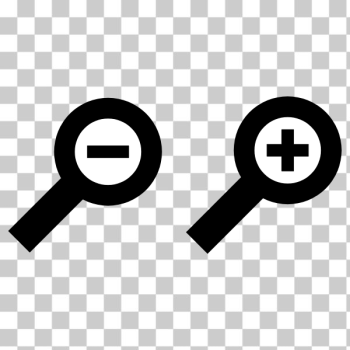 SVG Simple zoom icons