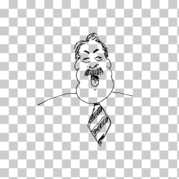SVG Singer with tie SVG Singer with tie