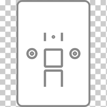 SVG Single Faceplate SVG Single Faceplate