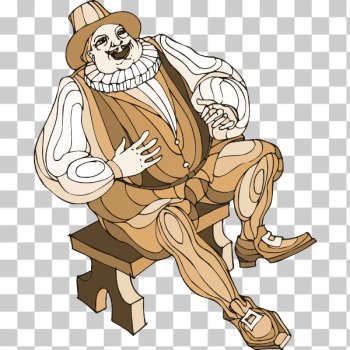 SVG Sir Toby laughing SVG Sir Toby laughing