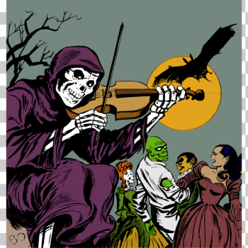 SVG Skeleton playing at a monster ball SVG Skeleton playing at a monster ball