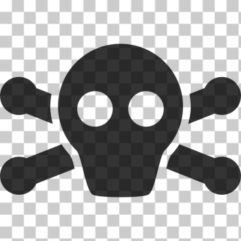 SVG Skull and bones silhouette SVG Skull and bones silhouette