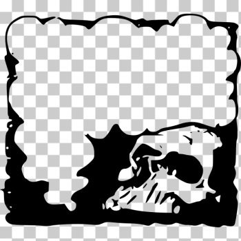 SVG Skull frame SVG Skull frame