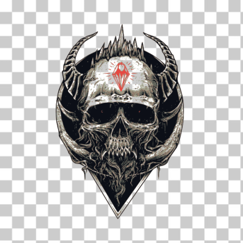 SVG Skull with horns SVG Skull with horns