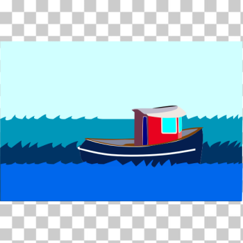 SVG Small boat