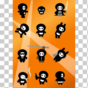 SVG Small cartoon figures SVG Small cartoon figures