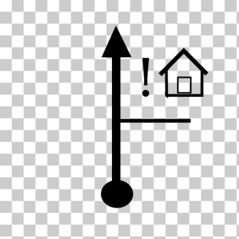 SVG Small village on your right TSD sign TSD vector sign