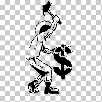 SVG Smash capitalism vector image SVG Smash capitalism vector image