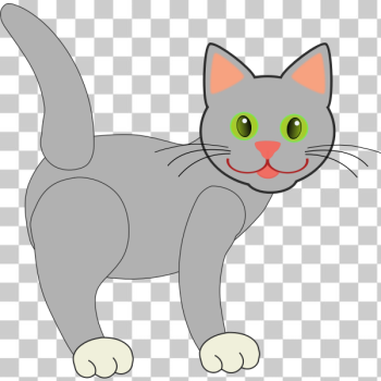 SVG Smiling cat vector drawing SVG Smiling cat vector drawing