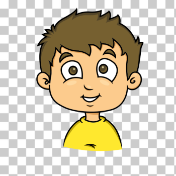 SVG Smiling face of a child vector drawing SVG Smiling face of a child vector drawing
