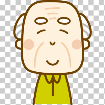 SVG Smiling old man SVG Smiling old man