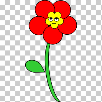 SVG Smiling poppy