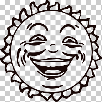 SVG Smiling sun image SVG Smiling sun image