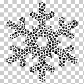 SVG Snowflake Fractal SVG Snowflake Fractal