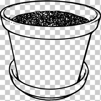 SVG Soil in pot SVG Soil in pot