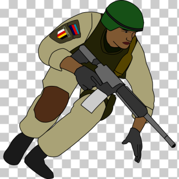 SVG Soldier during battle SVG Soldier during battle