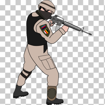 SVG Soldier in action SVG Soldier in action