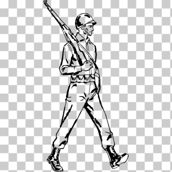 SVG Soldier marching SVG Soldier marching