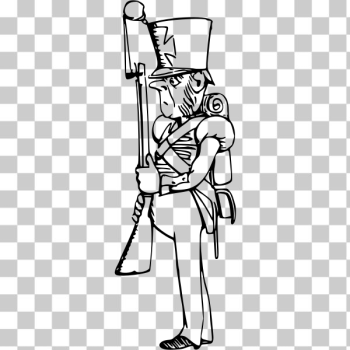 SVG Soldier on guard SVG Soldier on guard