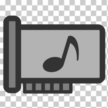 SVG Sound card icon SVG Sound card icon