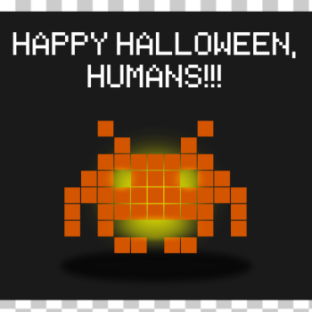 SVG Space invaders pumpkin vector graphics SVG Space invaders pumpkin vector graphics