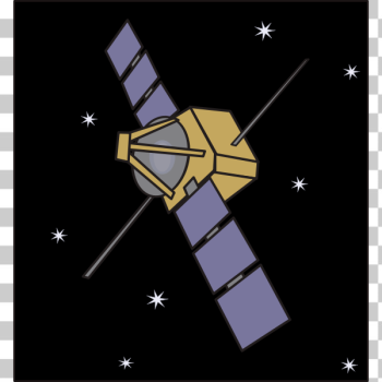 SVG Spacecraft with solar panels SVG Spacecraft with solar panels