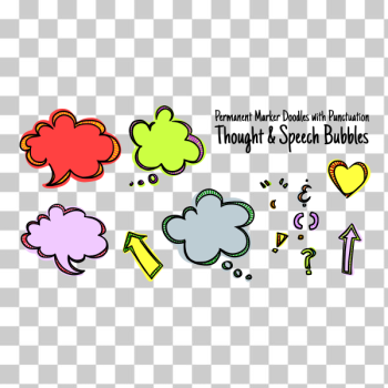 SVG Speech and thought bubbles SVG Speech and thought bubbles