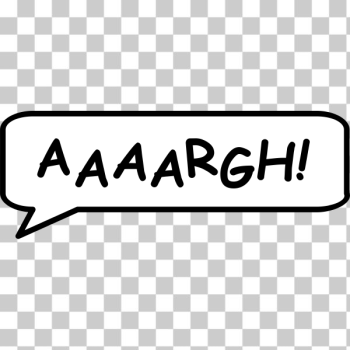 SVG Speech bubble 039039aaaargh039039 SVG Speech bubble 039039aaaargh039039