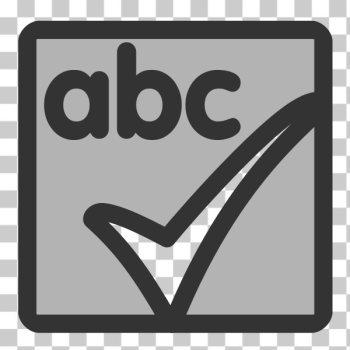 SVG Spellcheck icon