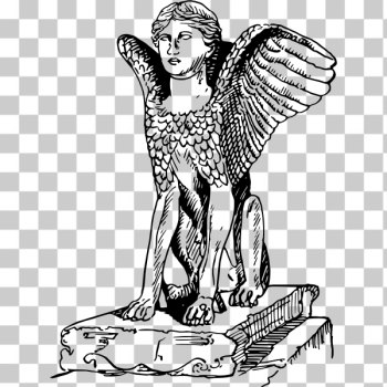 SVG Sphinx illustration SVG Sphinx illustration